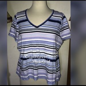 STUDIO WORKS The Studio Tee Striped Tee Shirt PXL